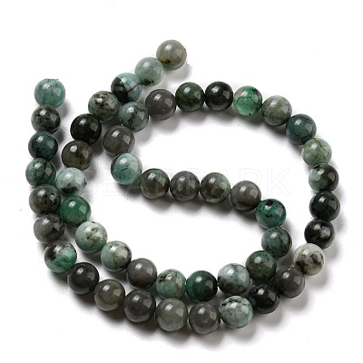 Synthetic Emerald Beads Strands G-A219-A02-03-1-1