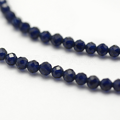 Faceted Synthetic Quartz Beads Strands G-F507-01D-1