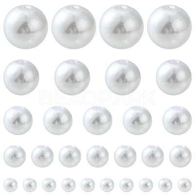 5 Style ABS Plastic Imitation Pearl Beads KY-FS0001-05-1