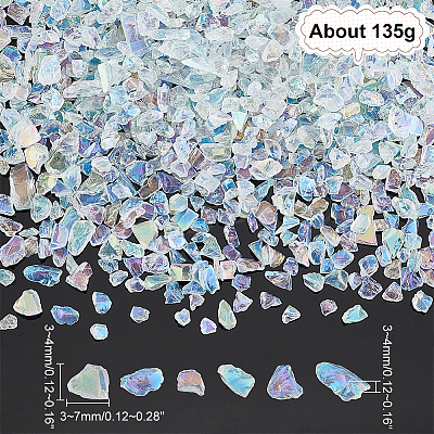 135G Transparent Glass Seed Beads SEED-PH0002-04-1