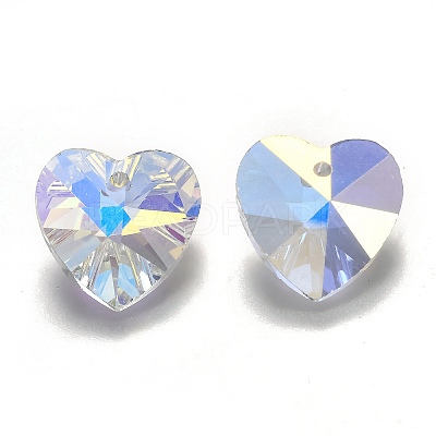 Romantic Valentines Ideas Glass Charms LS-G030V18mm-46-1