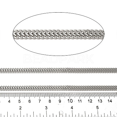 304 Stainless Steel Curb Chains CHS-C013-01C-P-1