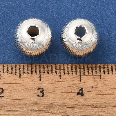 Brass Spacer Beads KK-B121-08P-1