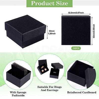 Paperboard Jewelry Gift Boxes CON-TAC0014-10B-1