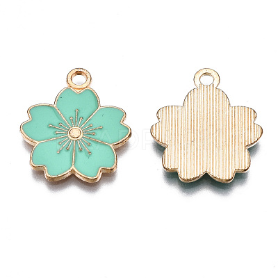 Alloy Enamel Pendants X-ENAM-S121-115F-1