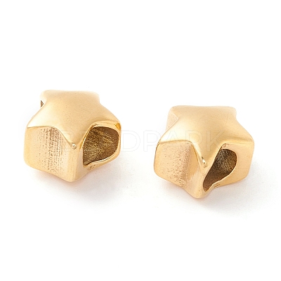Ion Plating(IP) 304 Stainless Steel European Beads LS-STAS-M298-08G-1