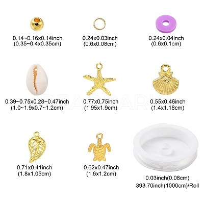 DIY Preppy Bracetet Anklet Making Kit DIY-YW0007-72-1