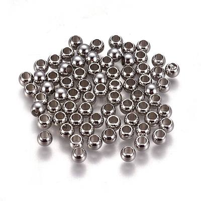 Tarnish Resistant 304 Stainless Steel Spacer Beads X-STAS-L222-42B-P-1