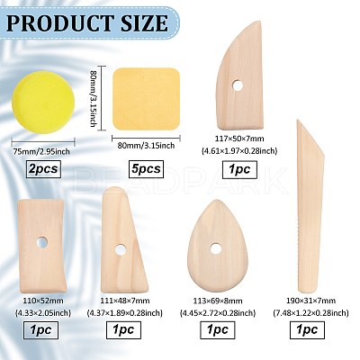 DIY Clay Ceramic Craft Jewerly Tool Kit AJEW-BC0006-66-1