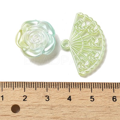 Opaque Acrylic Beads OACR-H039-03E-1