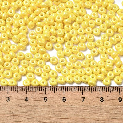 Baking Paint Luster Glass Seed Beads X1-SEED-B001-04A-06-1