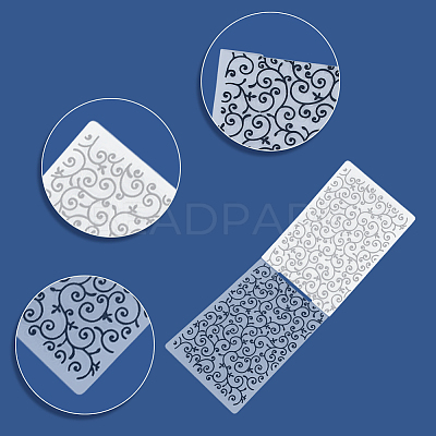 Plastic Embossing Folders DIY-WH0032-73-1