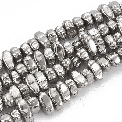 Electroplate Non-magnetic Synthetic Hematite Beads Strands G-T061-102N-1