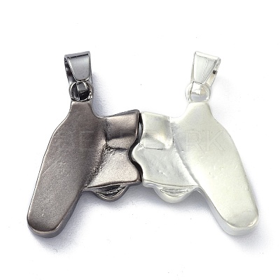 Alloy Magnetic Friendship Controller Necklace Set PALLOY-D204-01BS-1
