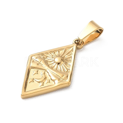 304 Stainless Steel Pendants SA-CBA34D4-07G-1