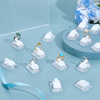 Plastic Single Ring Display Stands RDIS-WH0030-03A-1
