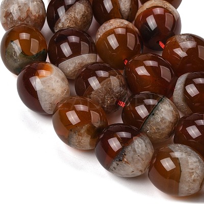Natural Agate Beads Strands G-F820-J01-01-1