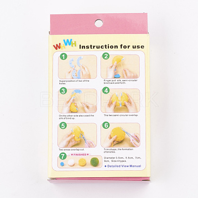 Plastic Knitting Loom for Making Pom Pom TOOL-R045-01A-1