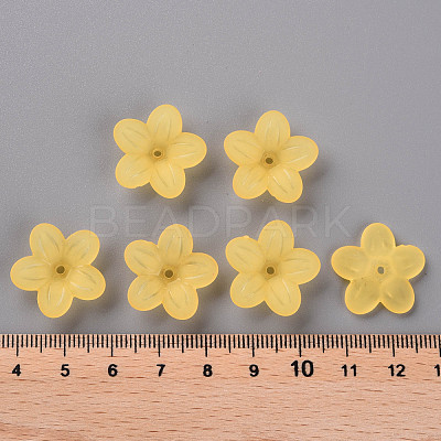 Frosted Acrylic Bead Caps MACR-S371-08A-719-1
