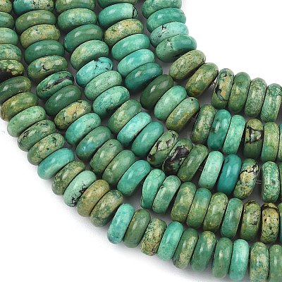 Natural Magnesite Beads Strands G-G084-A14-01-1