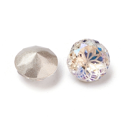 K9 Glass Rhinestone Pointed Back Cabochons RGLA-P030-06B-001MO-1