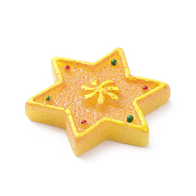 Christmas Opaque Resin & Plastic Imitation Biscuits Decoden Cabochons RESI-K019-54A-1