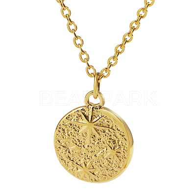 Stylish 304 Stainless Steel Sunbeam Pendant Necklaces for Women Daily Wear YM0399-5-1