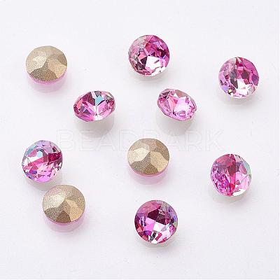 K9 Glass Rhinestone Cabochons GLAA-D001-04C-1