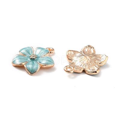 Zinc Alloy Enamel Pendants PALLOY-I124-10G-E-1