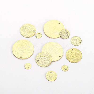 76Pcs 4 Sizes Brass Charms KK-BC0002-67-1