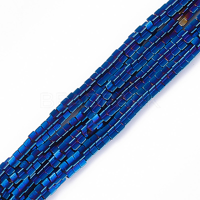Electroplate Non-magnetic Synthetic Hematite Beads Strands G-S352-09-1