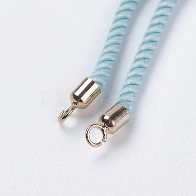 Nylon Twisted Cord Bracelet Making X-MAK-F018-09G-RS-1