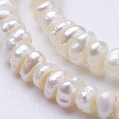 Natural Cultured Freshwater Pearl Beads Strands PEAR-F004-64-01-1