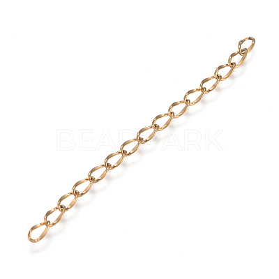 Ion Plating(IP) 304 Stainless Steel Chain Extender X-STAS-I147-01G-1