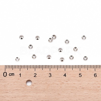 Brass Tiny Bead Cones X-KK-O043-04P-1