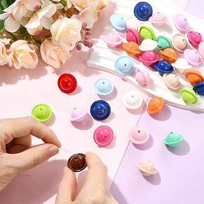 Acrylic Beads MACR-CJZ0001-04-1