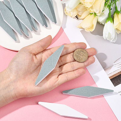 20Pcs PVC Sponge Silver Polishing Strips PVC-SC0001-18-1