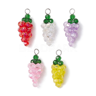Glass Pendants PALLOY-JF02933-1