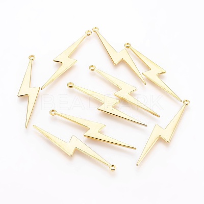 Tibetan Style Alloy Lightning Big Pendants LS-PALLOY-AD92395-G-LF-1