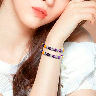 30 Pcs 2 Colors Brass Beads RB-CD0001-02-1
