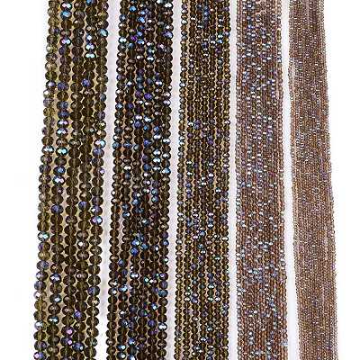 Electroplate Glass Beads Strands LS-EGLA-A044-T8mm-L16-1