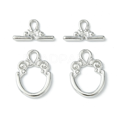 Tibetan Style Toggle Clasps LS-TIBE-2106-P-NR-1