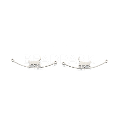 Non-Tarnish 201 Stainless Steel Connector Charms X-STAS-N098-094P-1
