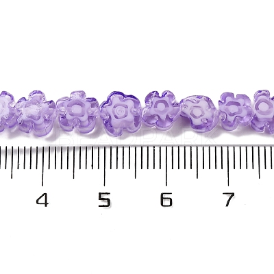 Handmade Millefiori Lampwork Beads Strands LAMP-G164-01A-1