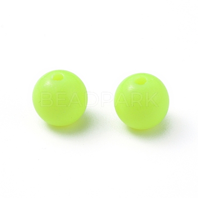 Fluorescent Acrylic Beads MACR-R517-8mm-01-1