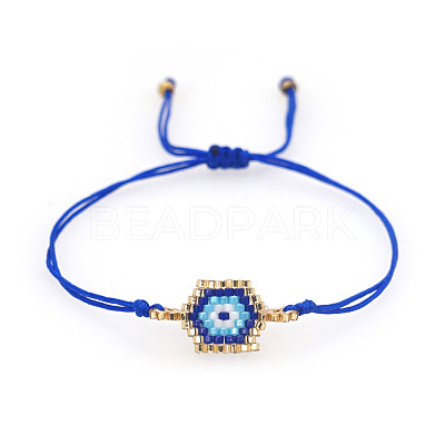 Bohemian Style Glass Seed Beaded Link Bracelets KD2709-2-1