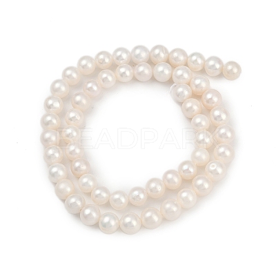 Natural Cultured Freshwater Pearl Beads Strands PEAR-I007-07X-04A-1