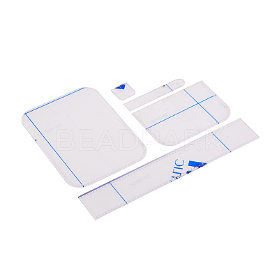 DIY Leather Waist Bag Acrylic Template TOOL-L007-05-1