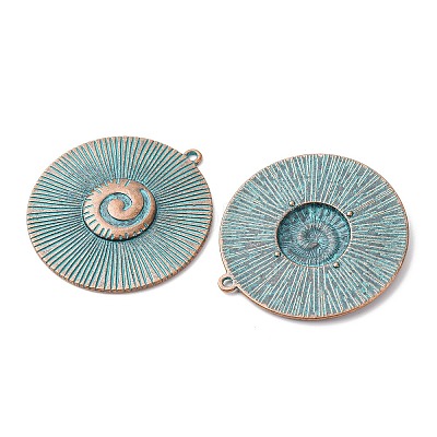 Tibetan Style Alloy Pendants FIND-B055-02G-1
