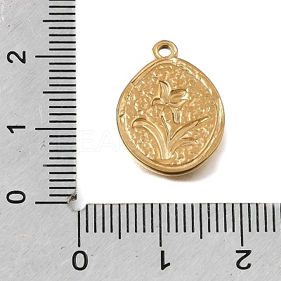 304 Stainless Steel Pendants STAS-K322-26B-G-1
